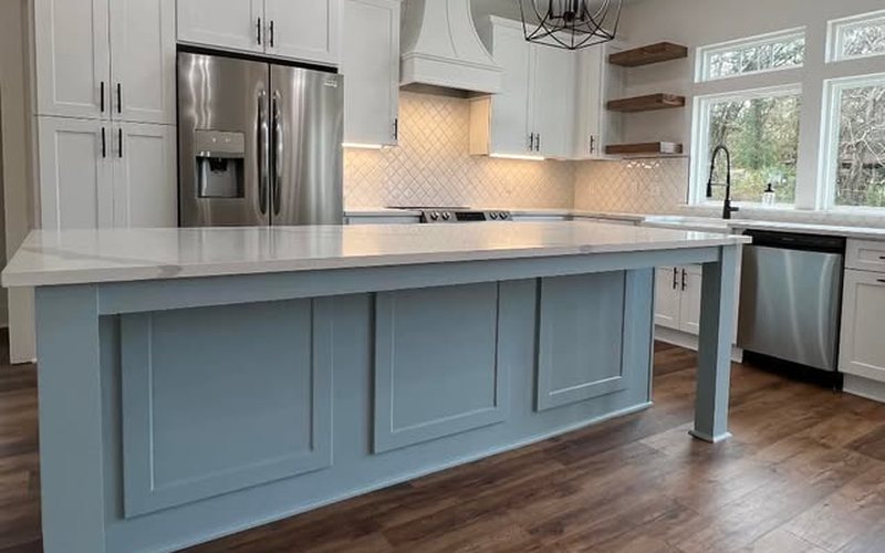 A remodeled kitchen by JSR Construction